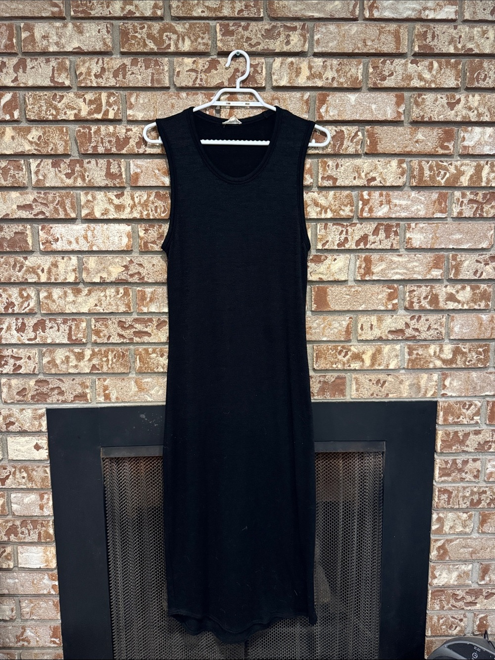 Wilfred Black Sleeveless Maxi Dress